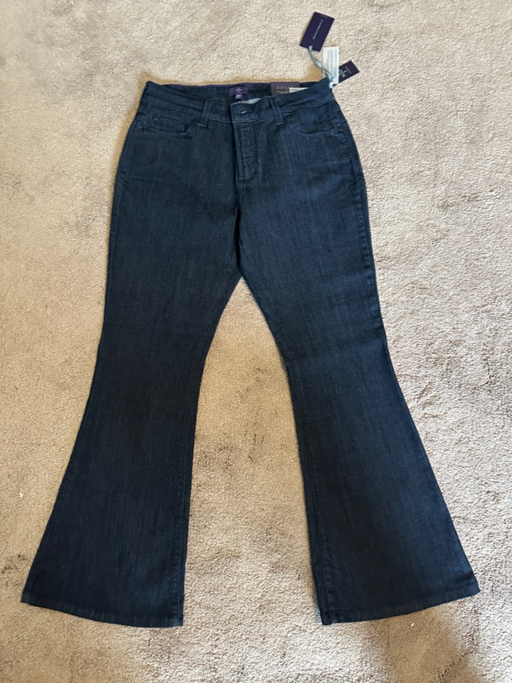 NYDJ Women's Dark Blue Flare Jeans